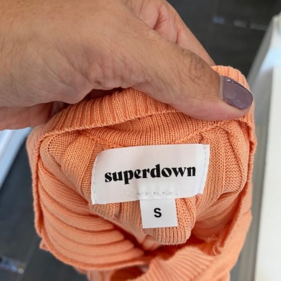 S Superdown  Peach color Milana Knit Mini Dress - Picture 6 of 6